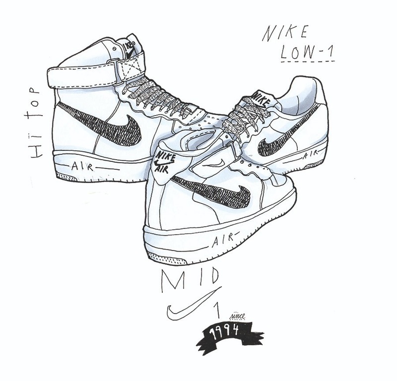 Air force clearance 1 high sketch